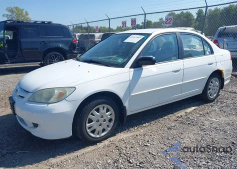2004 Honda Civic Lx из США, поврежденный, VIN 2HGES16604H630203